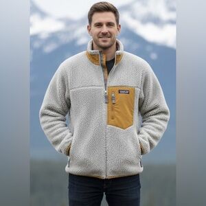 Patagonia Classic Retro-X Fleece Jacket, Full Zipper, Unisex, Size Small